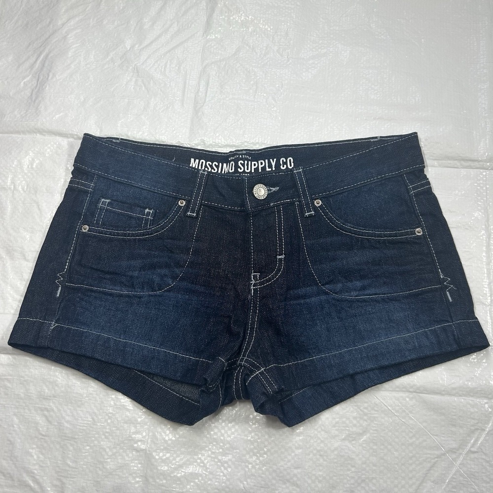 Mossimo Supply Co. Y2K Dark Wash Denim Shorts – Size 7